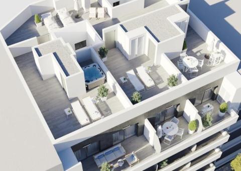 Appartement met 3 slaapkamers en 2 badkamers in Torrevieja, Alicante