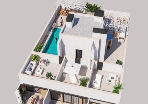 Appartement met 2 slaapkamers en 2 badkamers in Torrevieja, Alicante