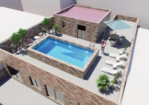 Appartement met 2 slaapkamers en 2 badkamers in Torrevieja, Alicante